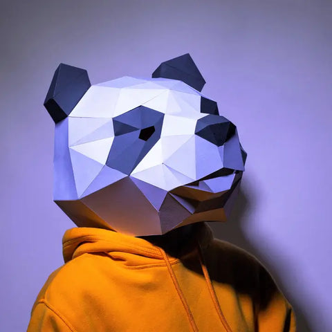 Papercraft Panda mask