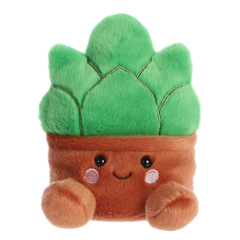 5" Plush Pal Succulent Brown Pot Palm Pals Stuffed Animal