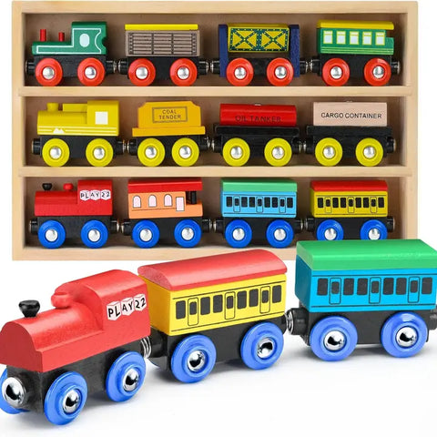 Wooden Train Cars