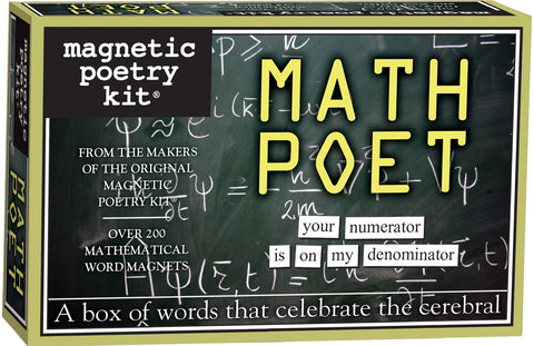 Magnetic Poetry- Math Poet