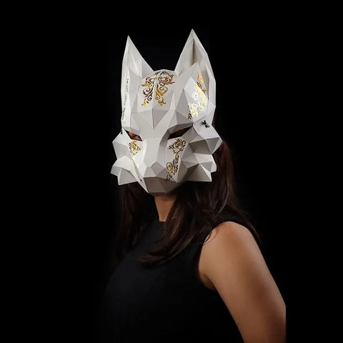 Papercraft Future Fox Mask