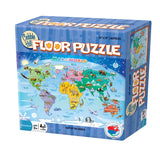 Map of the World Floor Puzzle