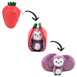 Violet the Owl/Strawberry Plush Toy