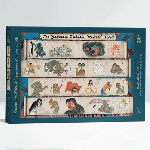 Bakemono Zukushi Monster Scroll-500 Velvet Touch Puzzle