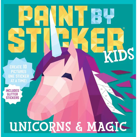 Paint by Sticker, unicorns and magic