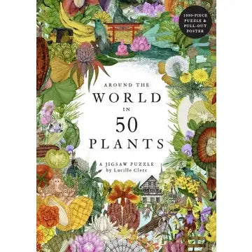 Around the World in 50 Plants 1000 piece puzzle