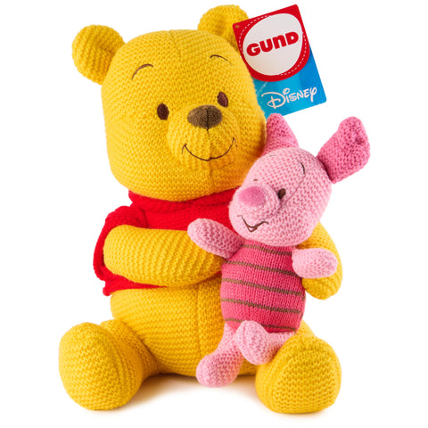 Winnie the Pooh and Piglet Knit Plush