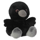 5" Plush Poe Raven Bird Palm Pals