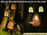 Fairy Door and Windows- Glow-in-the-dark and little light