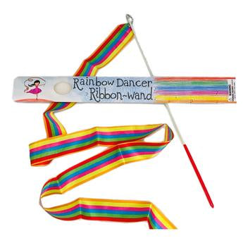 Mini Rainbow Ribbon Wand