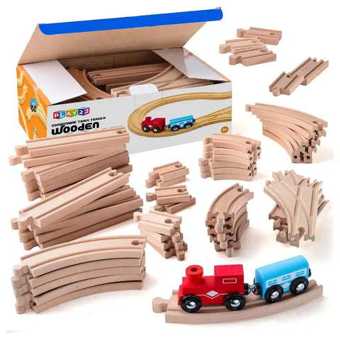 Wooden Train Tracks