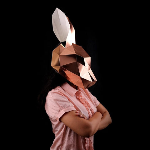 Papercraft Bunny Rabbit Mask