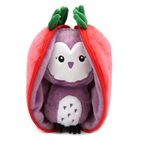 Violet the Owl/Strawberry Plush Toy