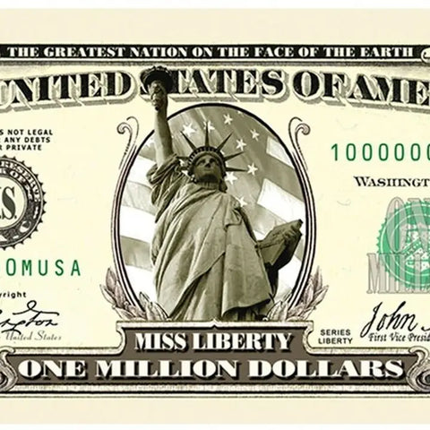 ONE MILLION DOLLAR BILL