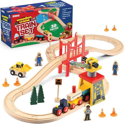 Wooden Train Set