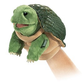 small turtle puppet