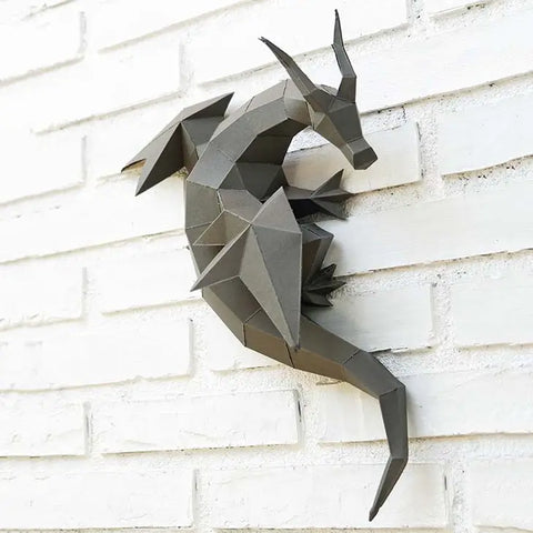 Papercraft Wall Dragon