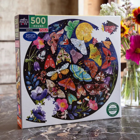 500 piece Moths puzzle