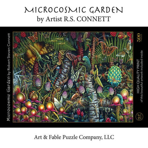 Microcosmic Garden-500pc Velvet Touch Puzzle