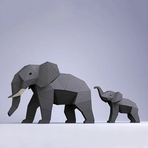Papercraft Elephants
