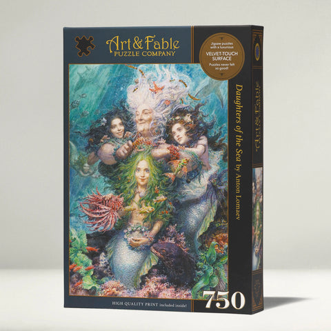Daughters of the Sea 750 Piece Puzzle-Velvet-Touch