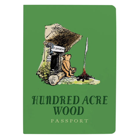 Hundred Acre Wood Passport Notebook
